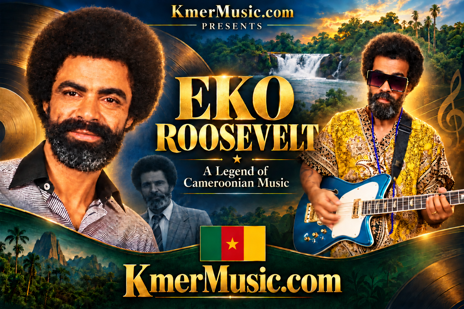Eko Roosevelt — A Legend of Cameroonian Music, presented by KmerMusic.com