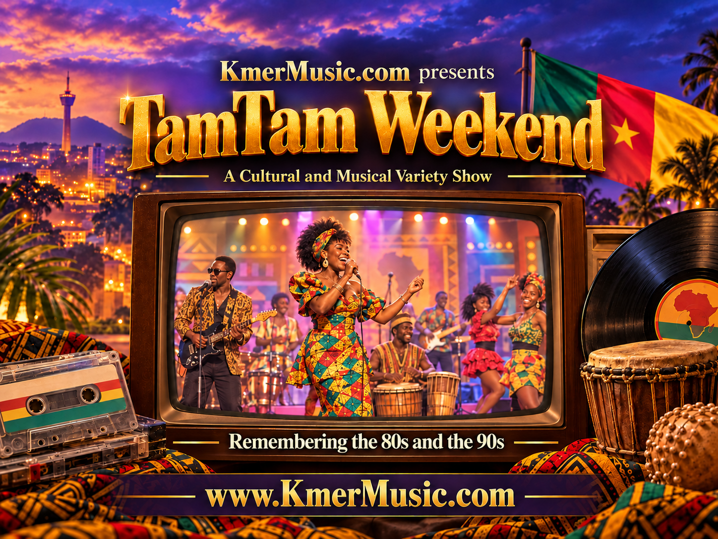 TamTam Weekend cultural and musical variety show — Remembering the 80s and the 90s — KmerMusic.com.